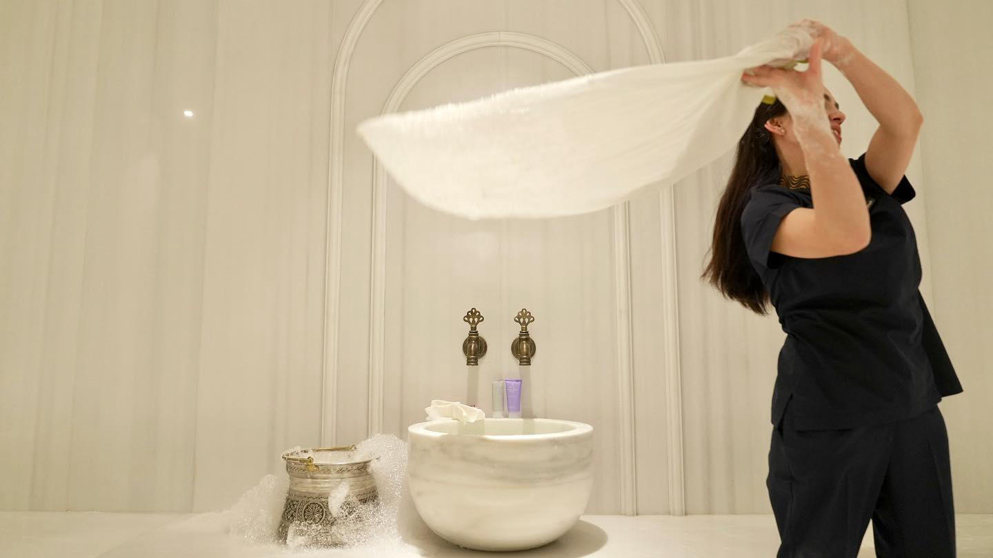 Indulge in the ultimate luxury experience at our newly renovated Turkish Hammam